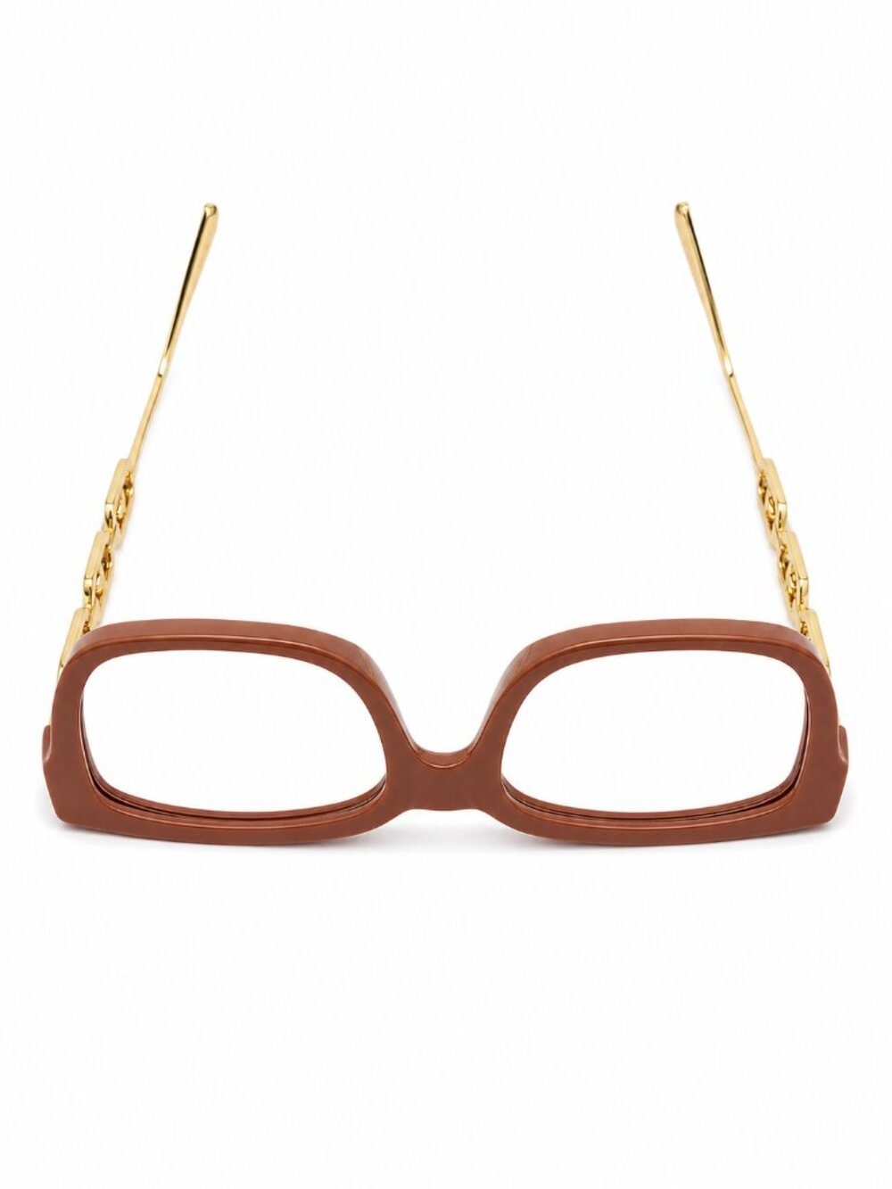 Dusty Rose and Gold Chain Link Eyeglass Frames 55-18-143 - Picture 7 of 9